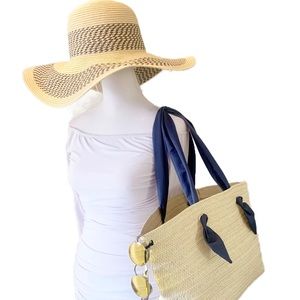 Floppy Woven Straw Hat